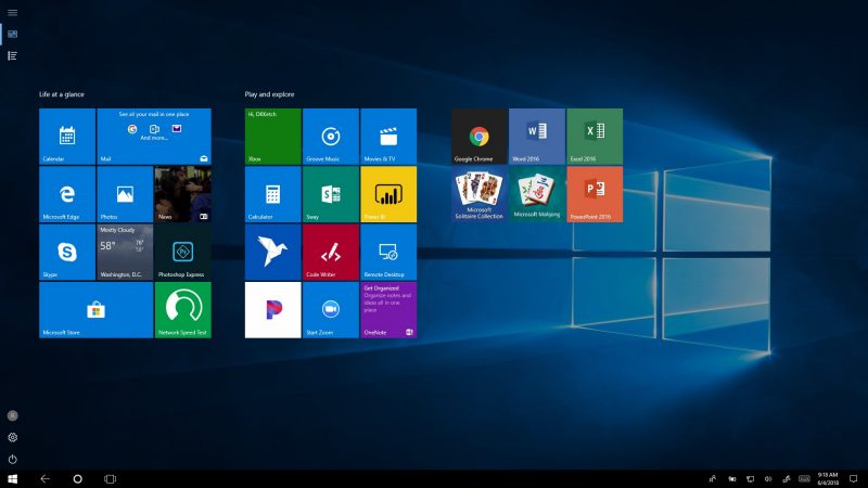 Windows 10 Desktop